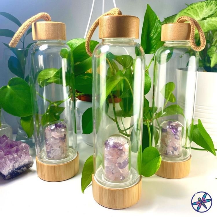 Botella de Bambú con Cápsula Energética
