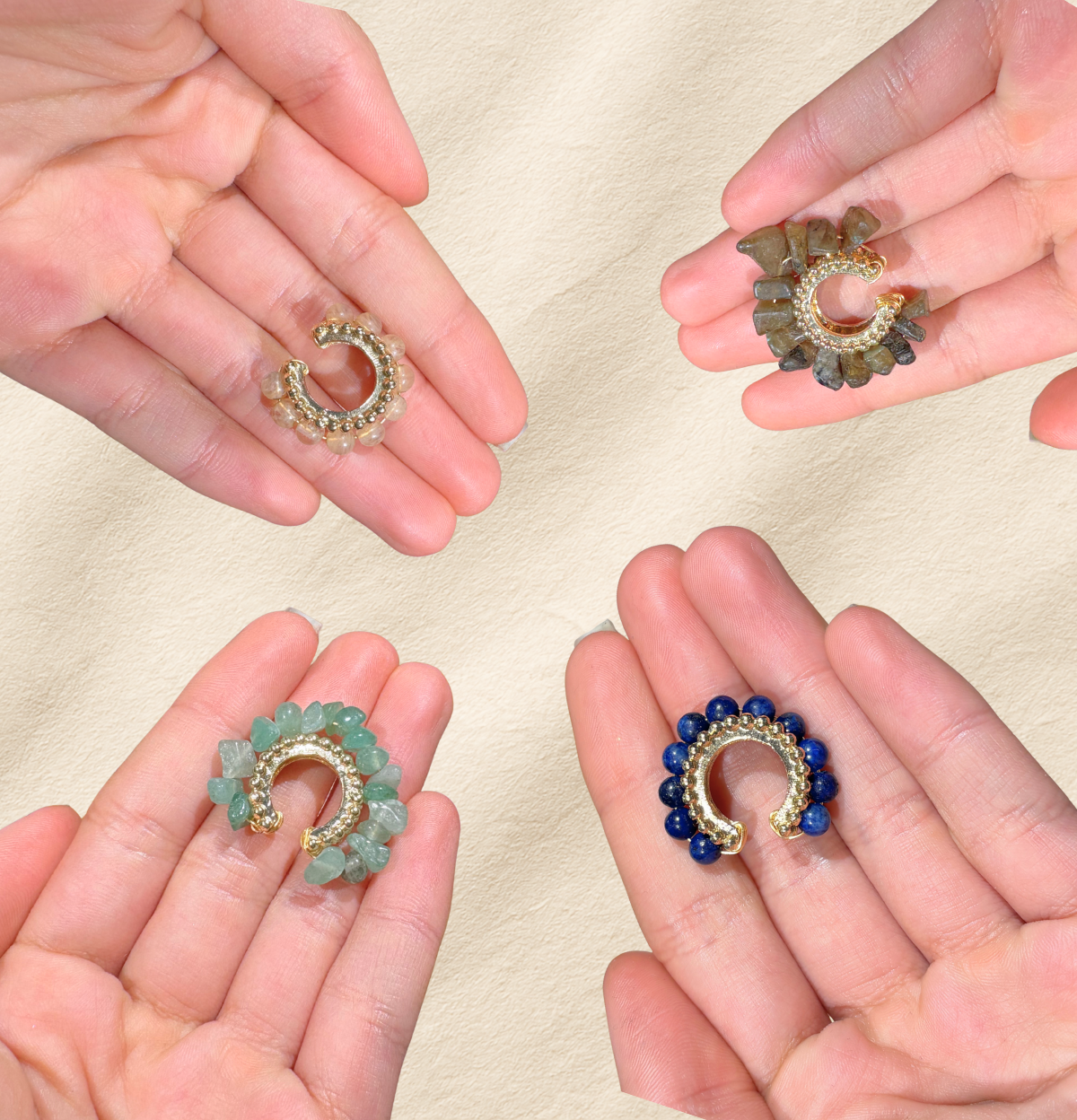 Earcuffs Cuarzo - Imagen 2