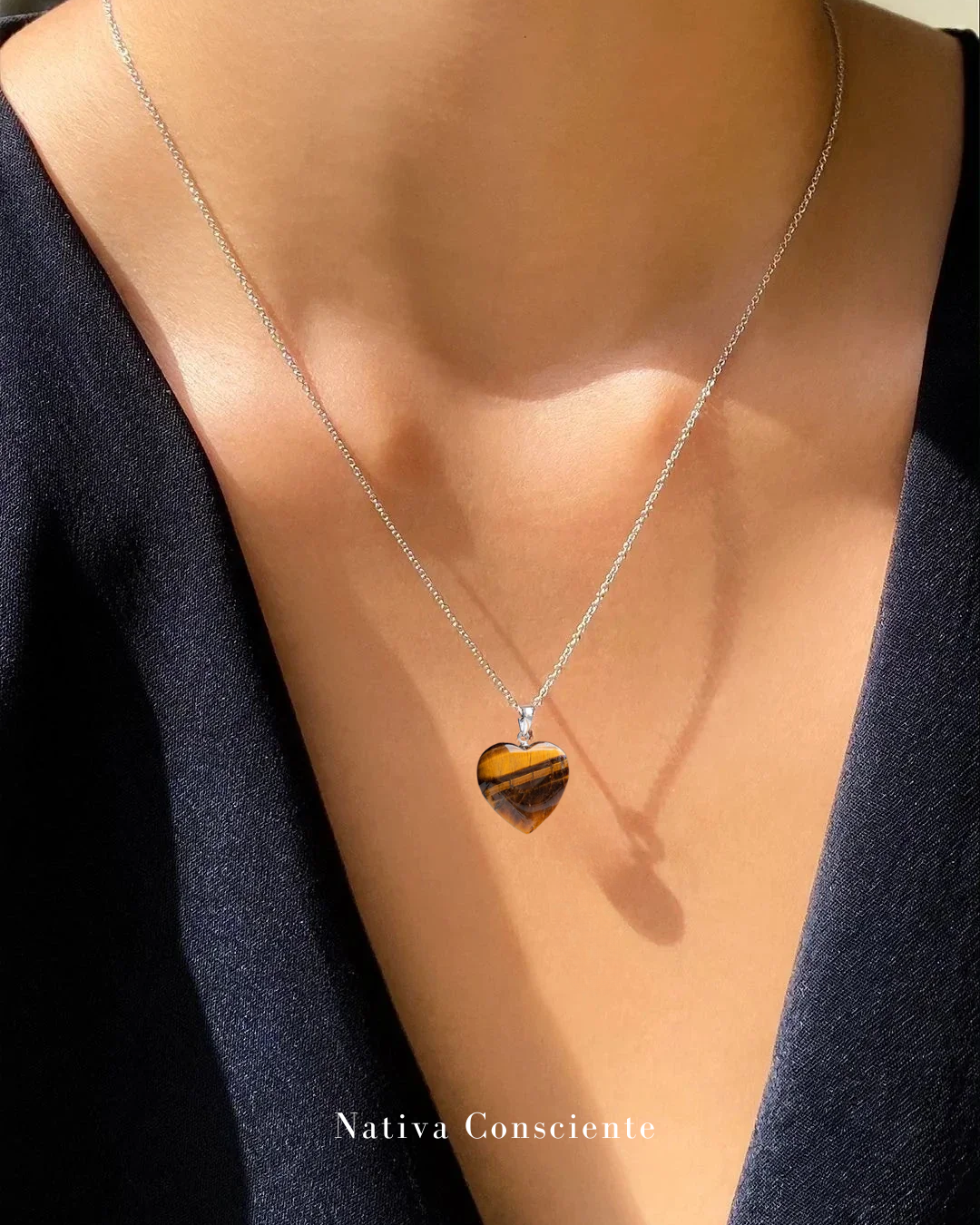 Collar Corazón Cuarzo - Imagen 4