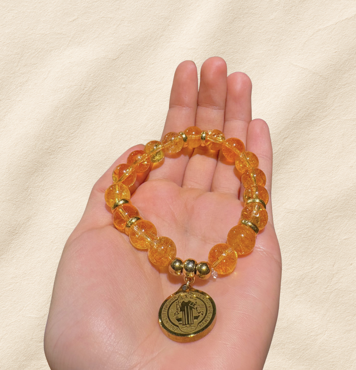 Pulsera San Benito Esferas - Imagen 6