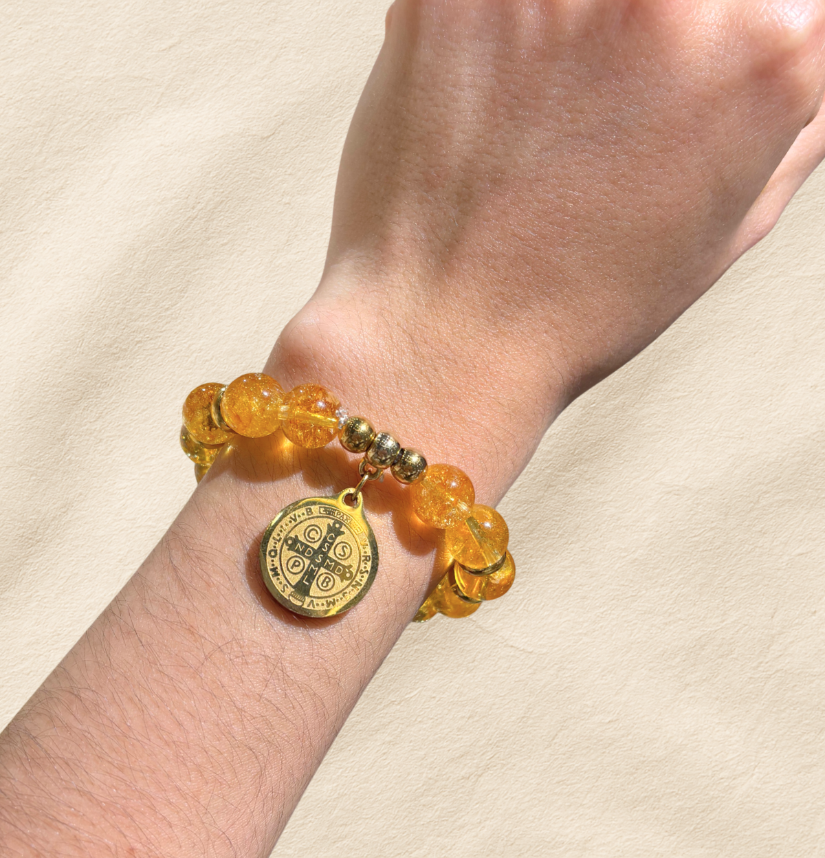 Pulsera San Benito Esferas - Imagen 5
