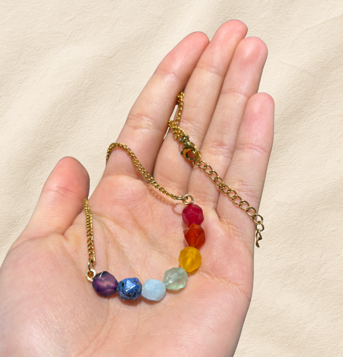 Collar 7 chakras canoa