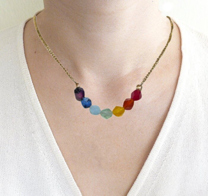 Collar 7 chakras canoa - Imagen 2