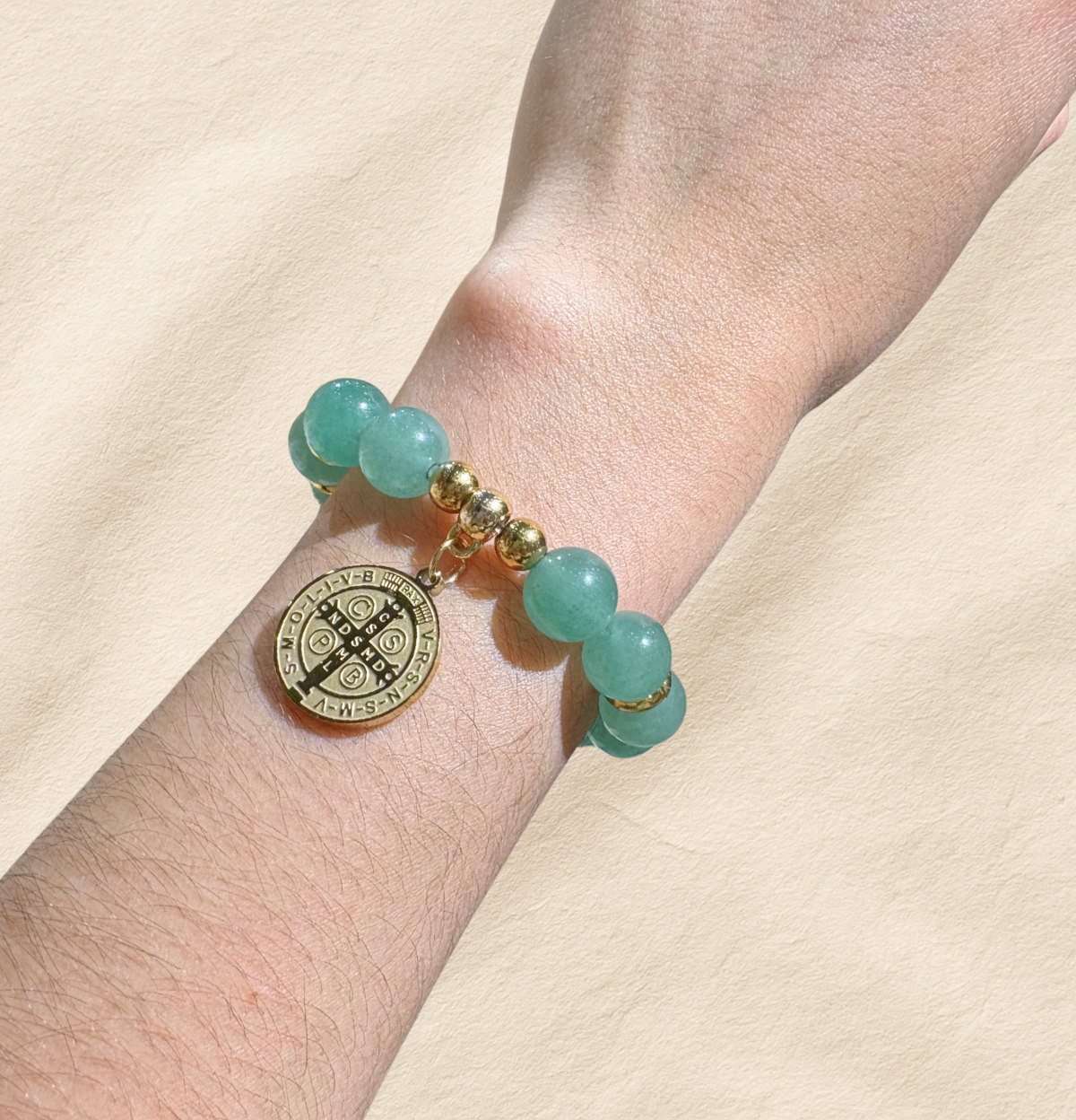 Pulsera San Benito Esferas - Imagen 3