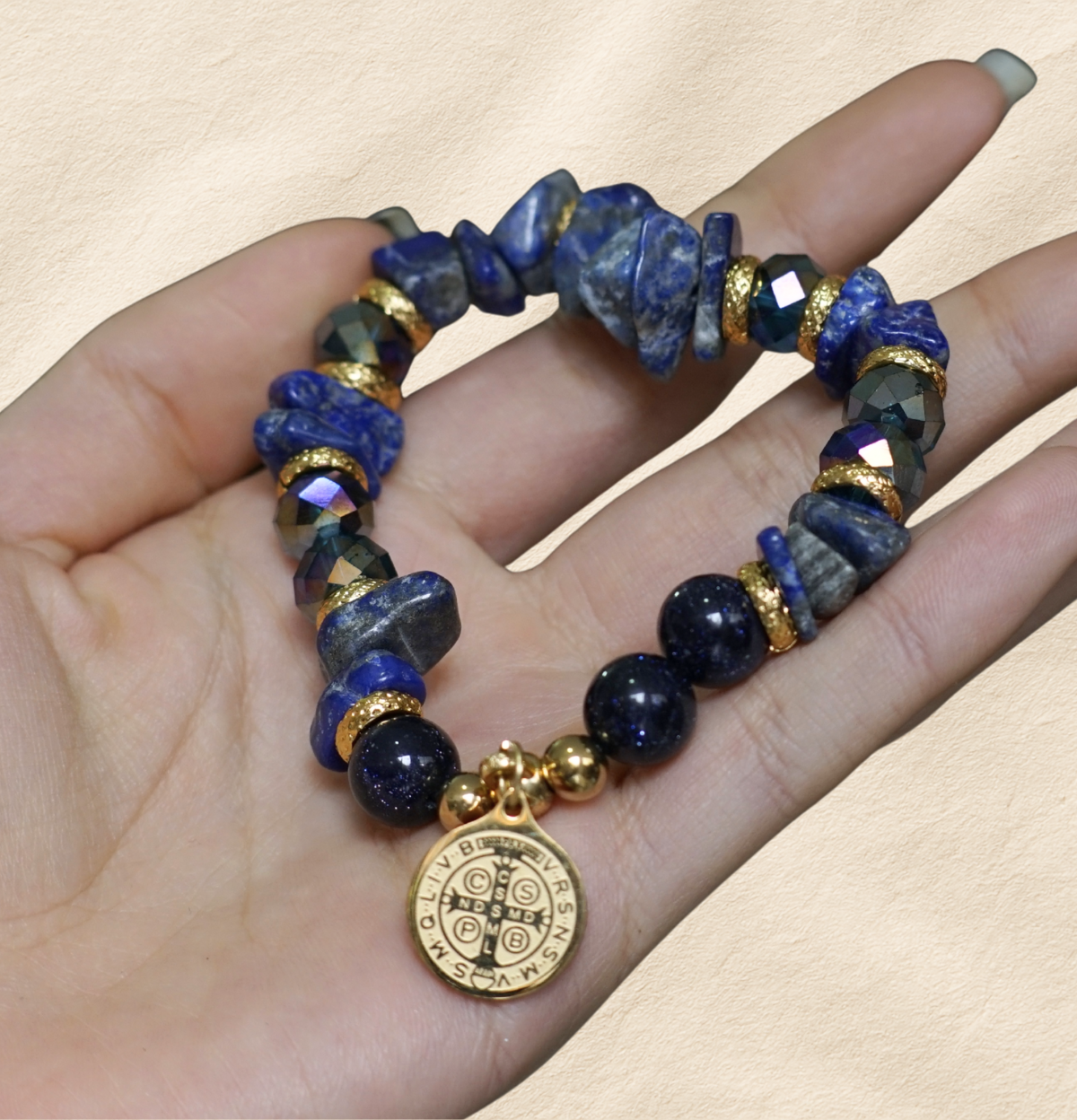 Pulsera San Benito Esferas - Imagen 10