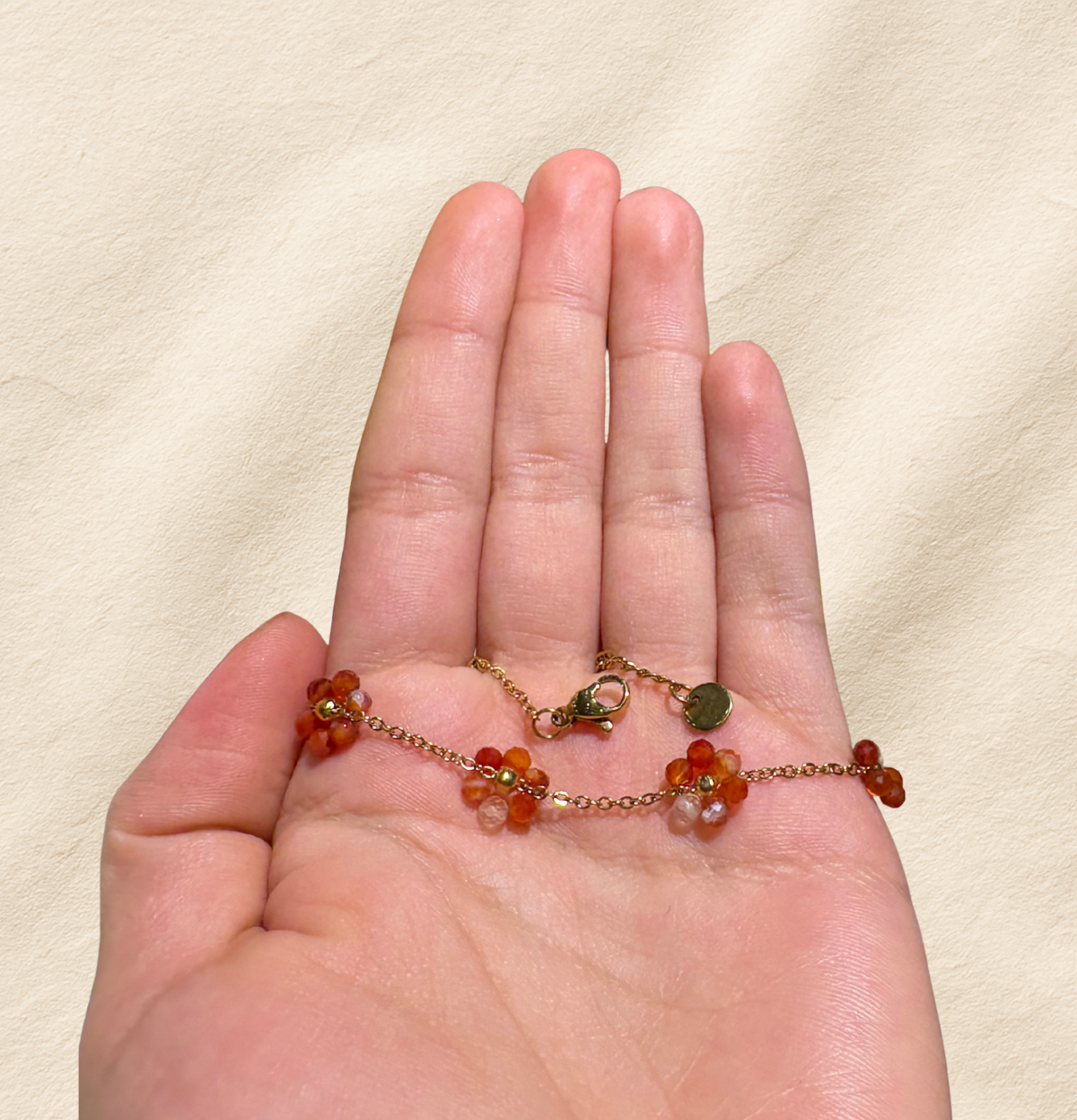 Collar y Pulsera de Flores - Imagen 2